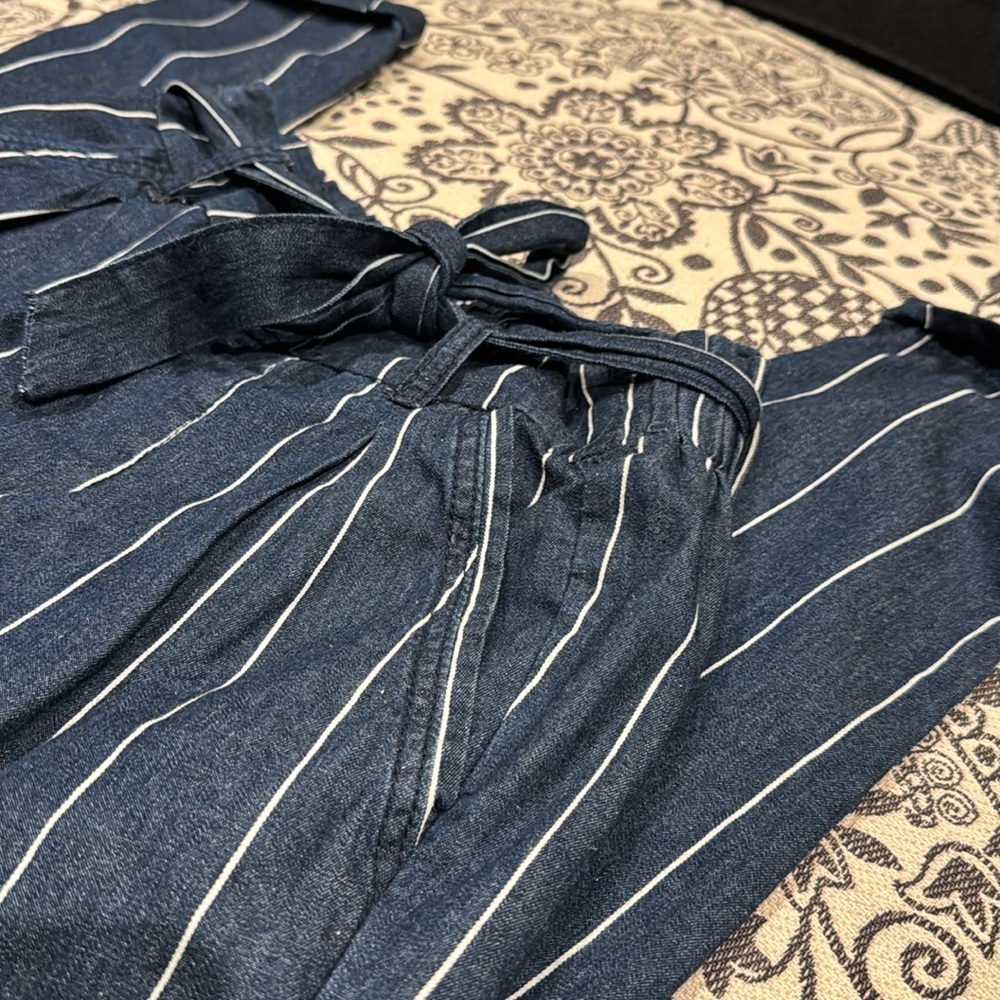 Striped Blue 100% soft cotton Pants
